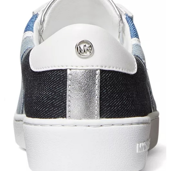 Michael Kors NWT Slade Denim Sneakers - Picture 3 of 6